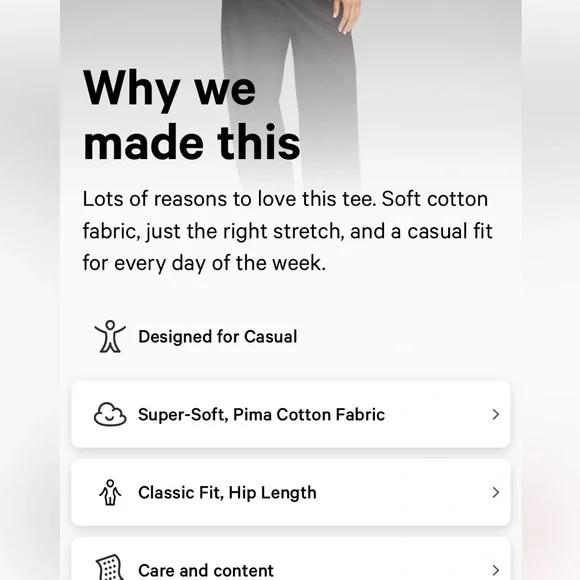 Lululemon Love Tee Black and White stripe size 6 EUC - Picture 5 of 5